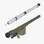 3D model Manpads ppzr piorun grom