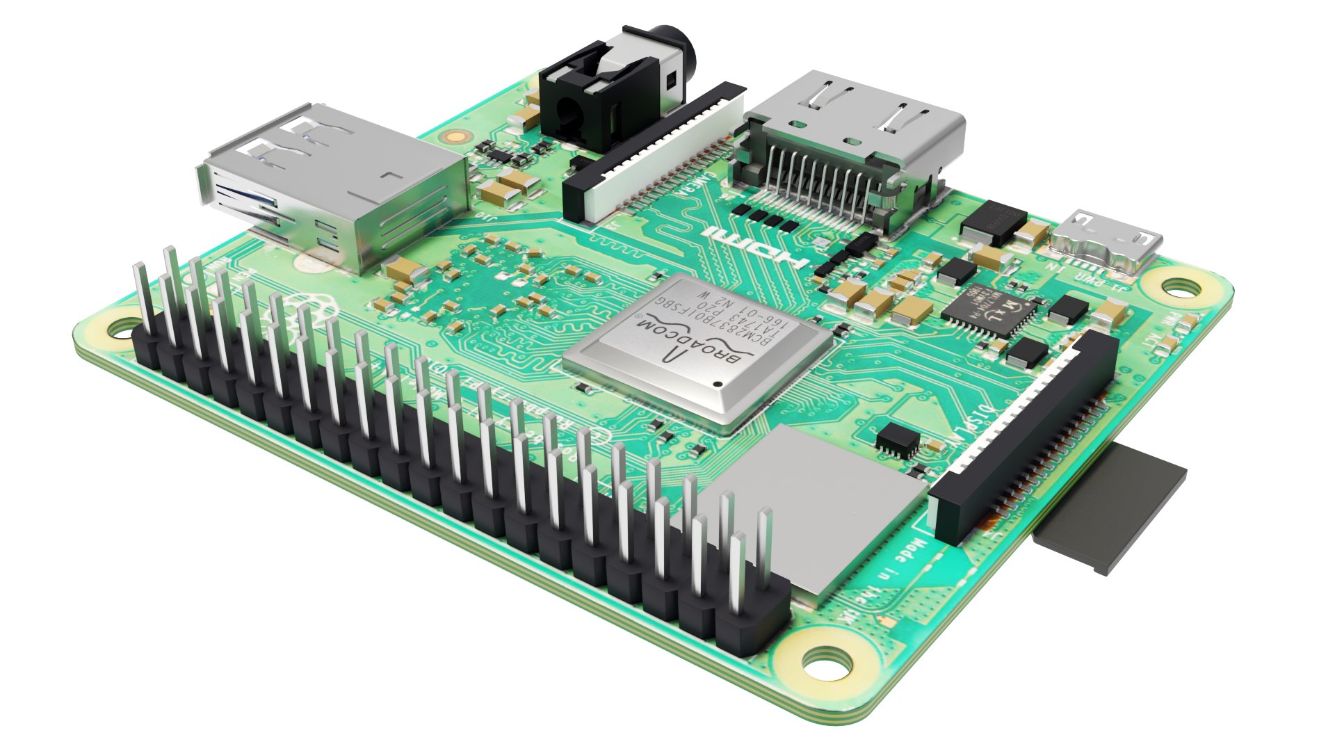 Raspberry Pi 3A 3D - TurboSquid 1745327