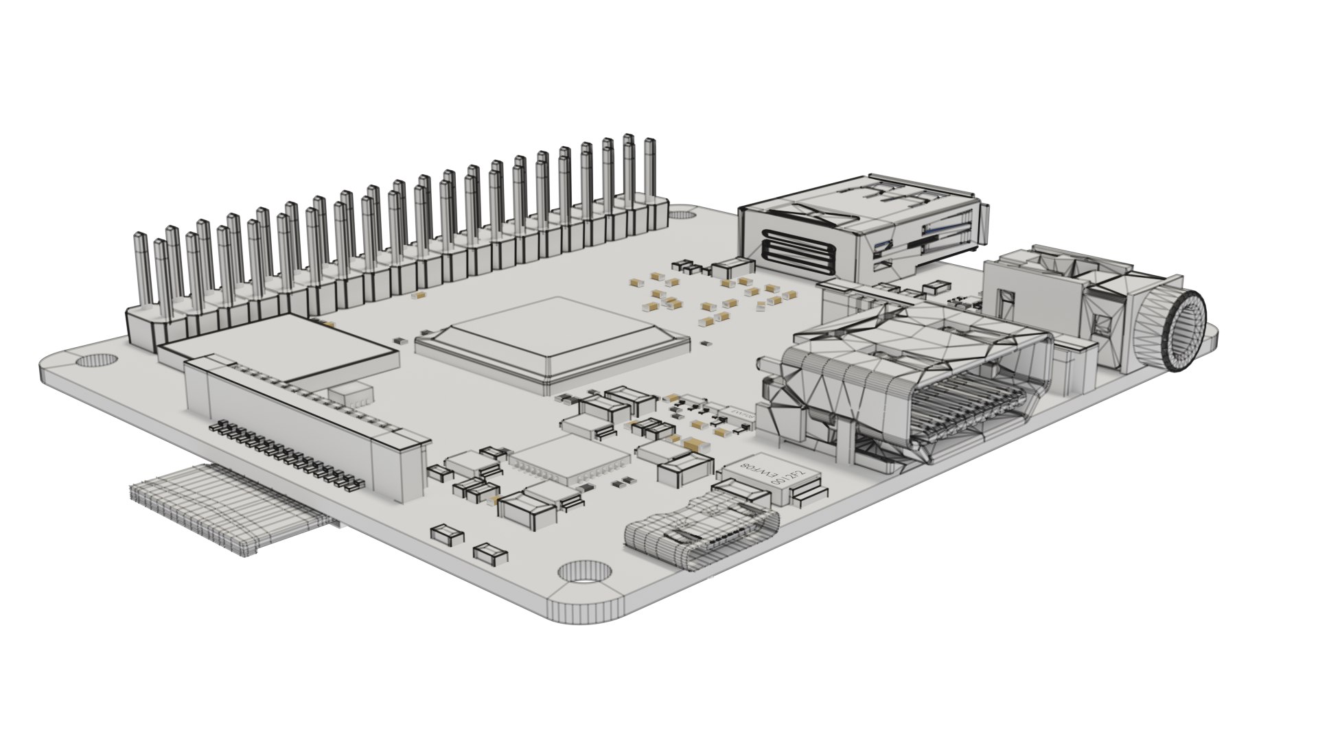 Raspberry Pi 3A 3D - TurboSquid 1745327
