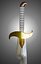 Fantasy Egyptian sword game asset 3D model