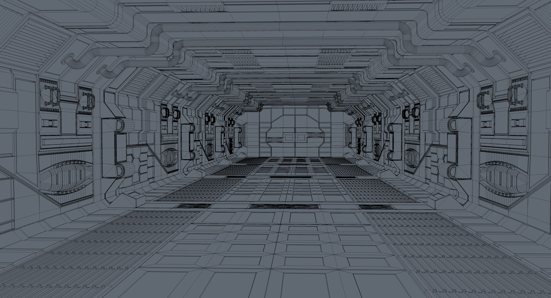 3D Model Spaceship Interior - TurboSquid 1810082