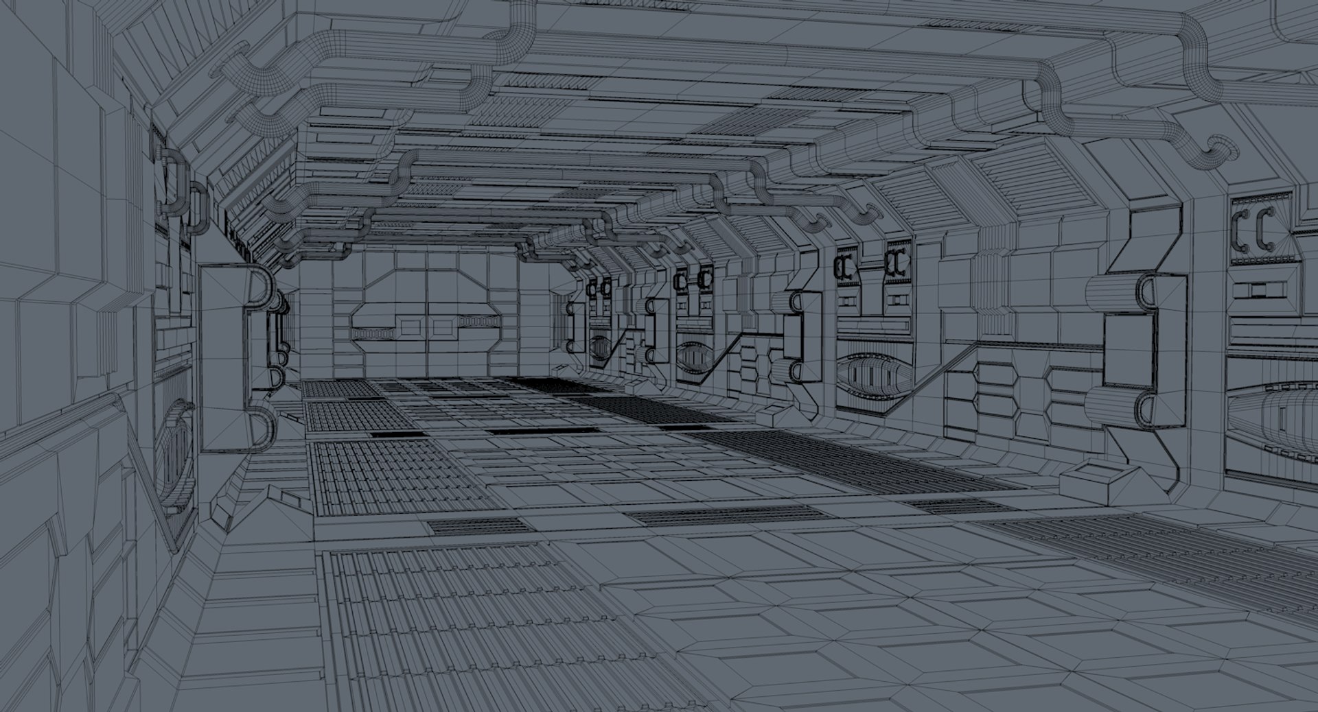 3D Model Spaceship Interior - TurboSquid 1810082