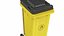 Street Plastic Trash Bin 4 in 1