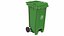 Street Plastic Trash Bin 4 in 1