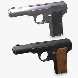 3D Astra 300  Semi-automatic Pistol Low-poly PBR