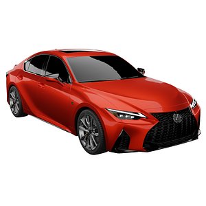 3D model lexus LS 500