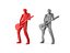 3D model people music