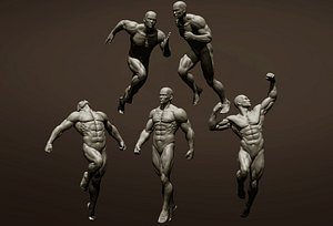 Male full body poses