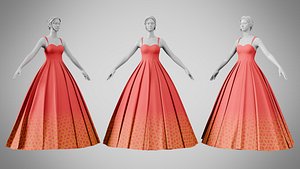 Dress 49 Average Red