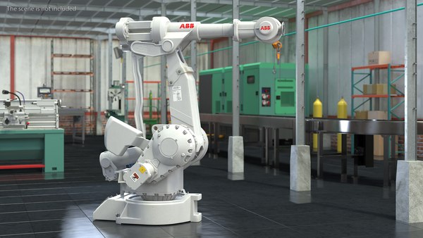 modelo 3d Robot industrial de 6 ejes ABB IRB 4400 - TurboSquid 1861433
