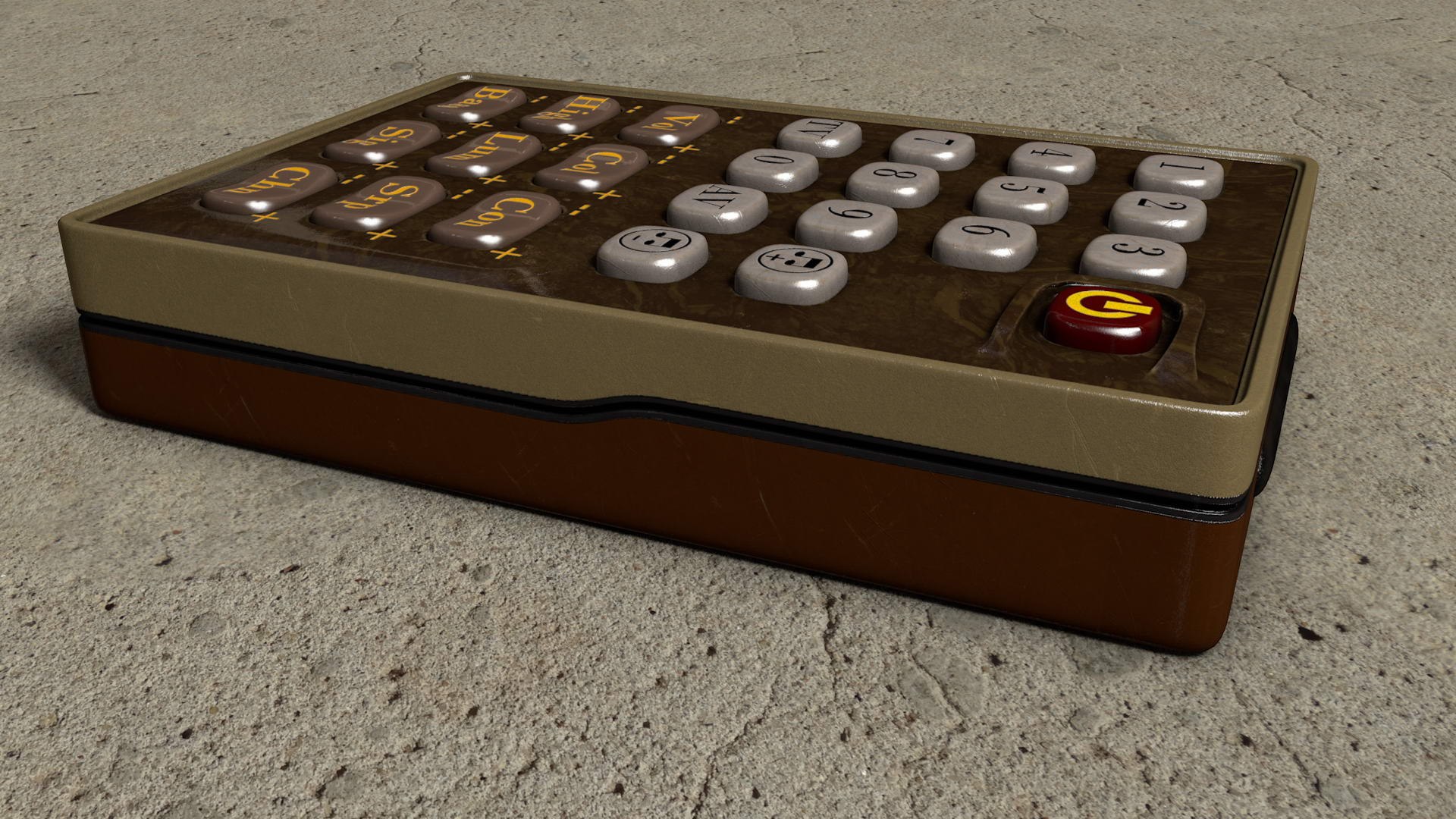 3D Vintage Tv Remote Control - TurboSquid 1217557