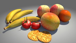 Fruit and Cookies