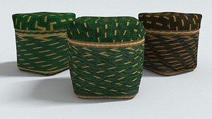 laos Amazonia Artefacts 06 Cesto Ticuna Pakara 3D