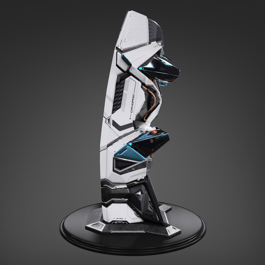 3d Cryopod Pbr