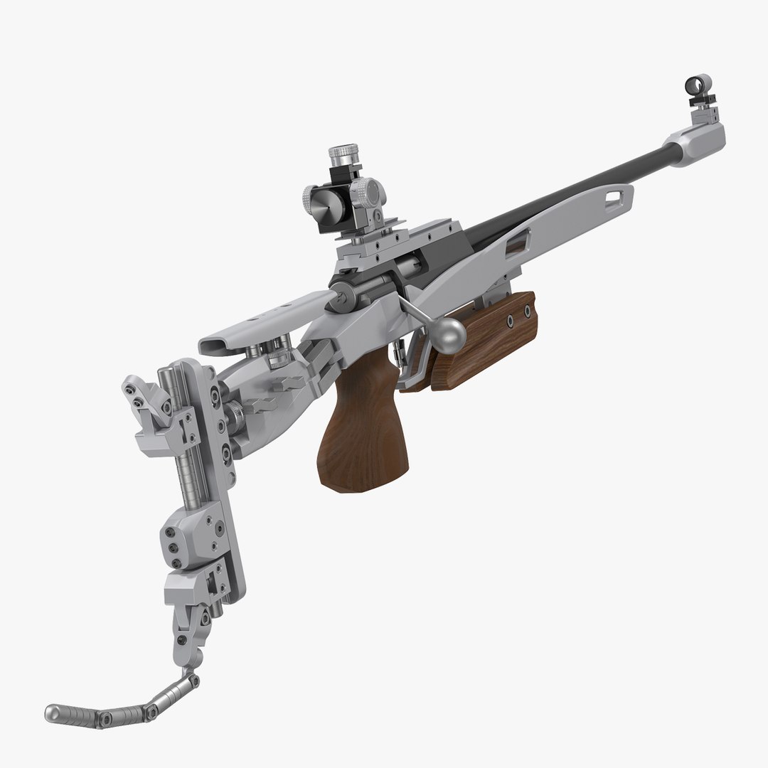 Biathlon Rifle 3D model preview