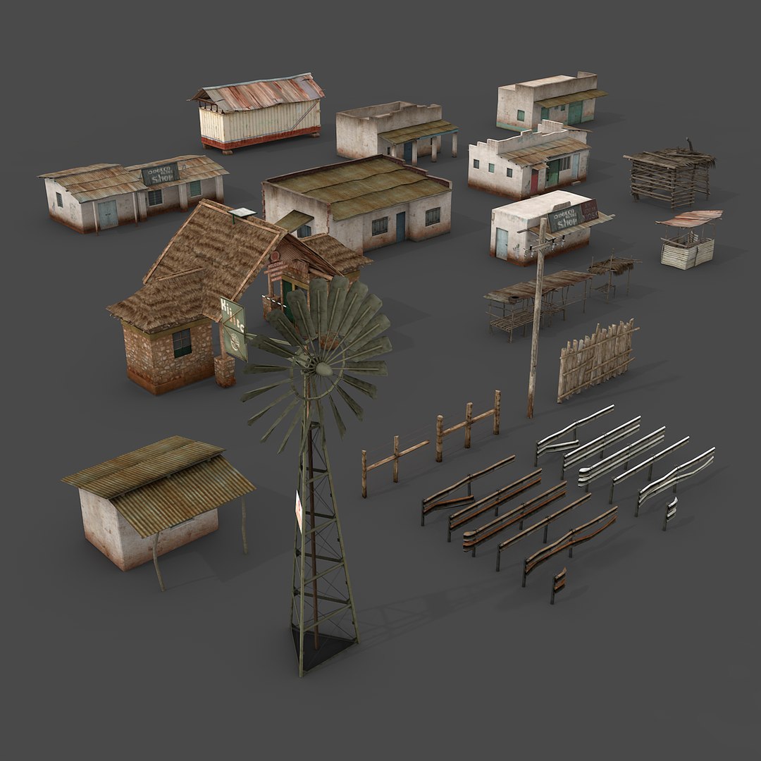 3D village fence elements https://p.turbosquid.com/ts-thumb/W5/vS8asz/V7rINKd3/village_02/png/1567522885/1920x1080/fit_q87/d677f759f99e1ed2cc4cb345b8d0b6844100f7db/village_02.jpg