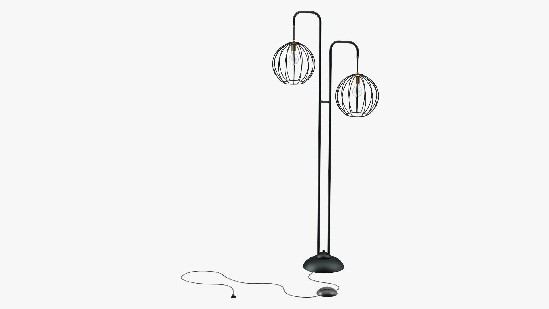Floor Lamp Black 3D model preview