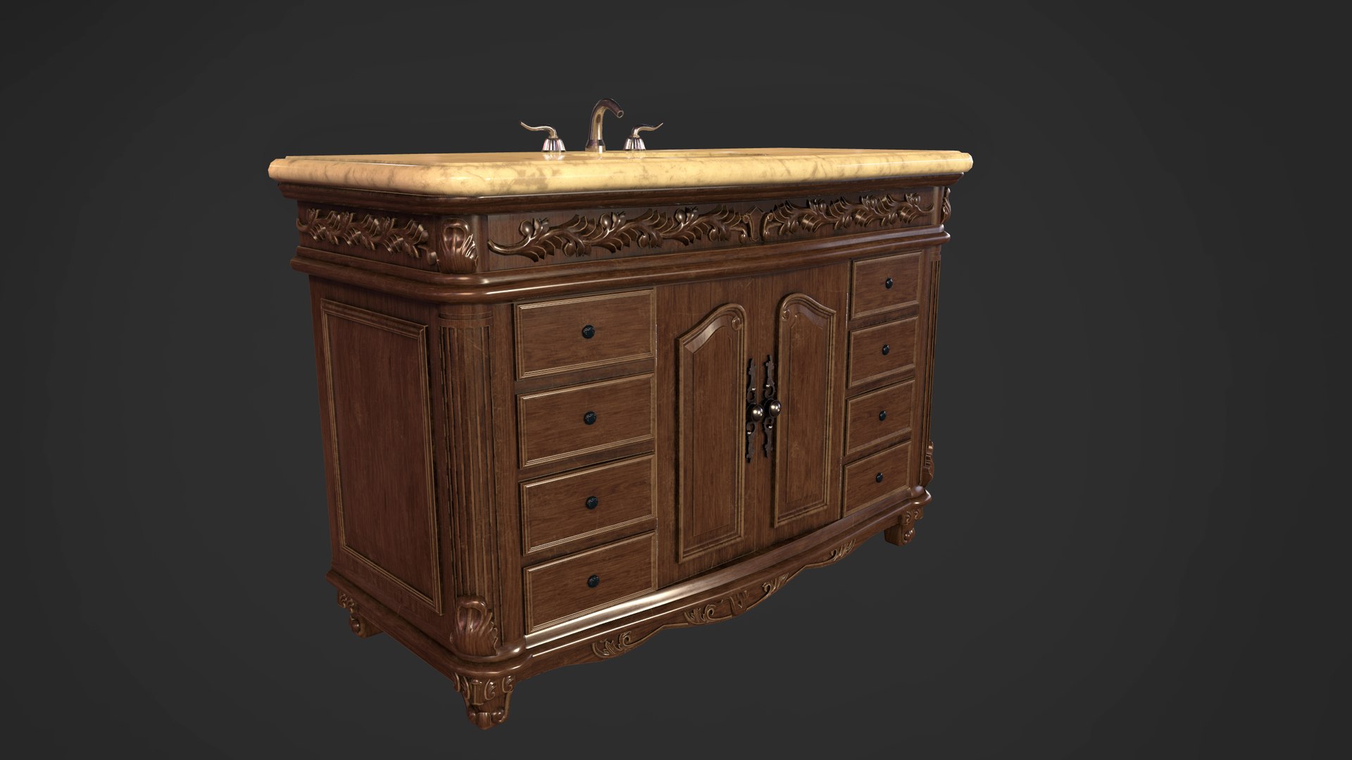 Vanity 3D Model - TurboSquid 1641869