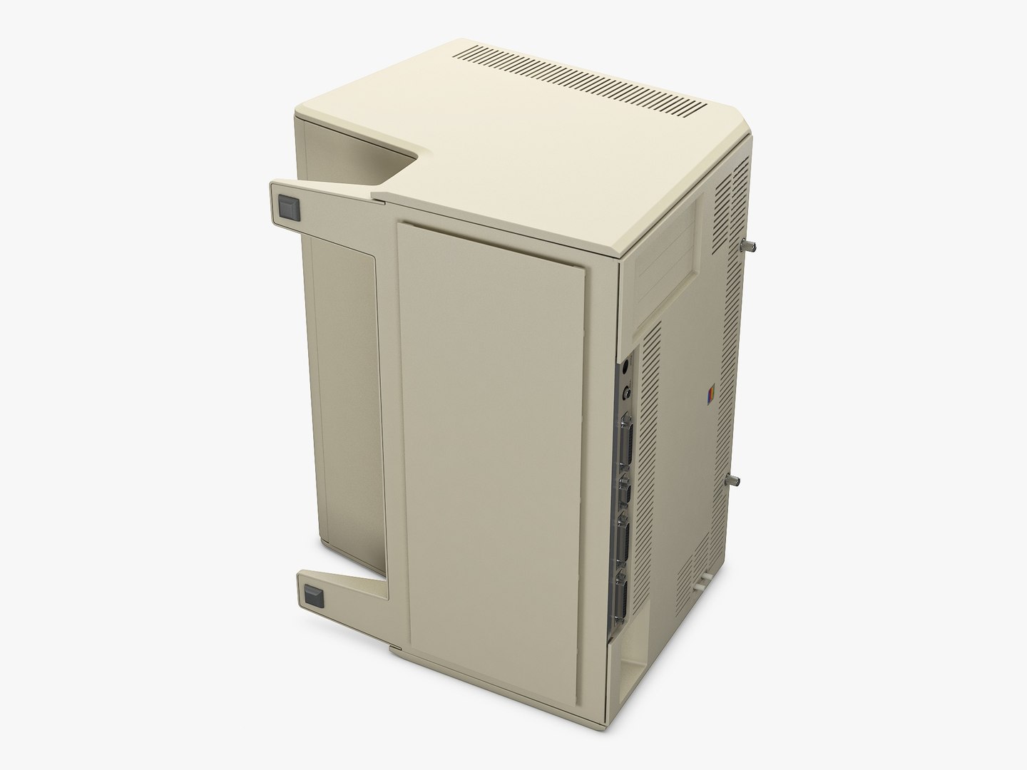 3D Apple Lisa 2 Macintosh XL A6S0300 Monoblock Vintage 1984-1986 M 1 ...