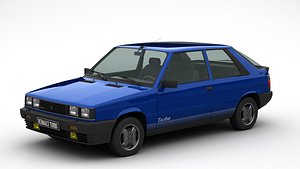 Renault 11 Turbo Coupe 1985 3D model