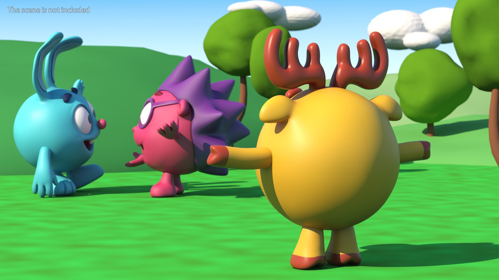 Dokko Character Kikoriki Rigged for Maya 3D model - TurboSquid 2164671