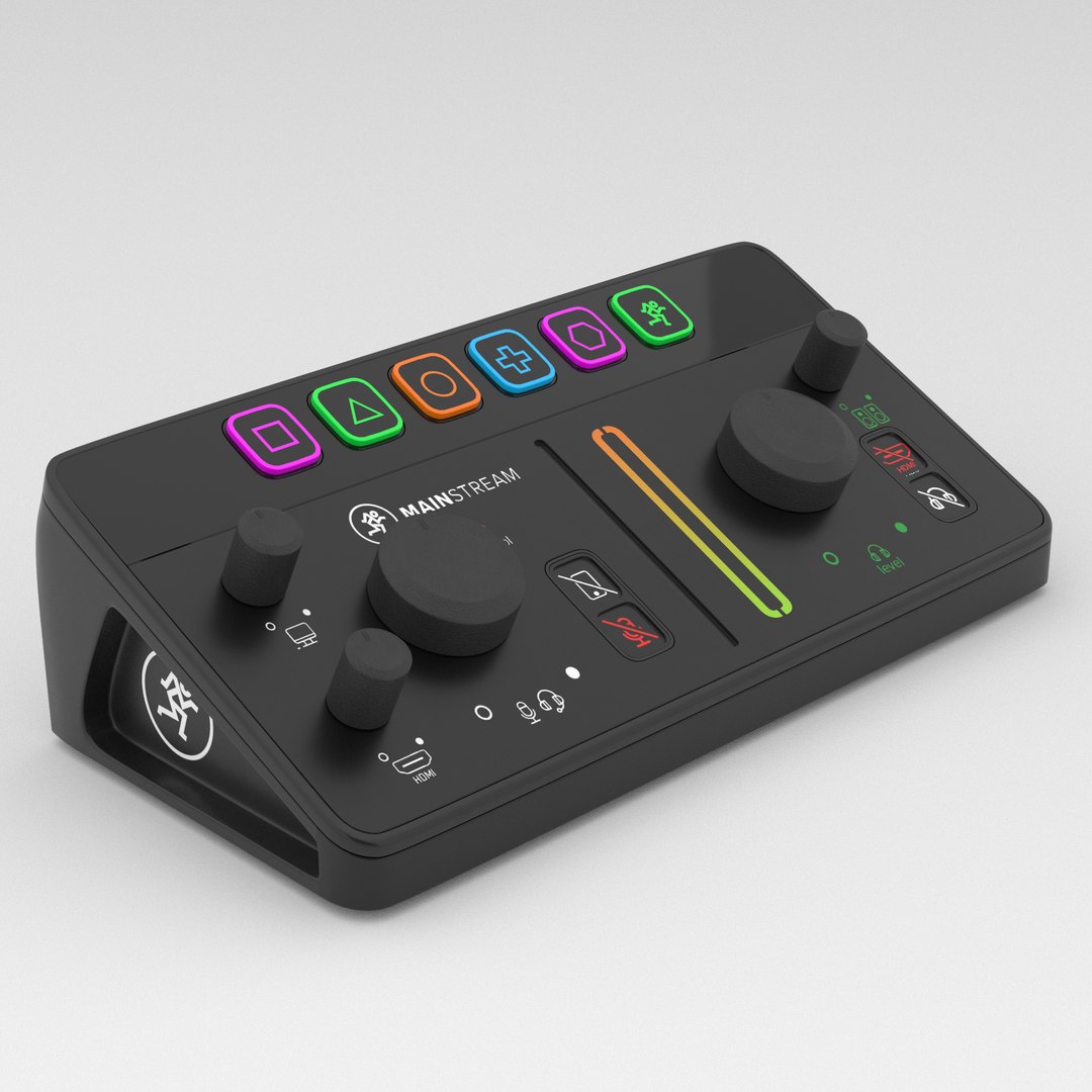 3D Mackie MainStream Live Streaming And Video Capture Interface ...
