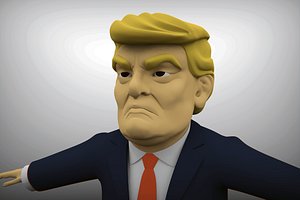 Cartoon Donald Trump
