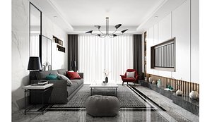 3D living room