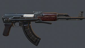 AKM Low Poly (Game ready)