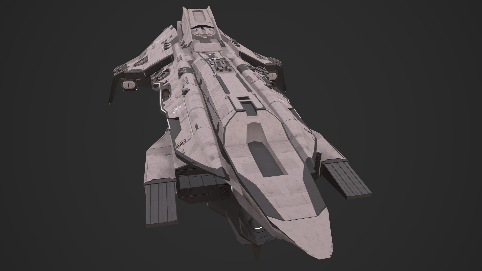 3D sci fi spaceship - TurboSquid 1982277