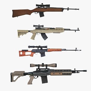 Weapon Marksman Rifle Woodpecker AC80 SKS SVD