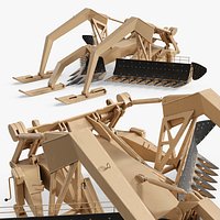M1150 Full Width Mine Plow Desert