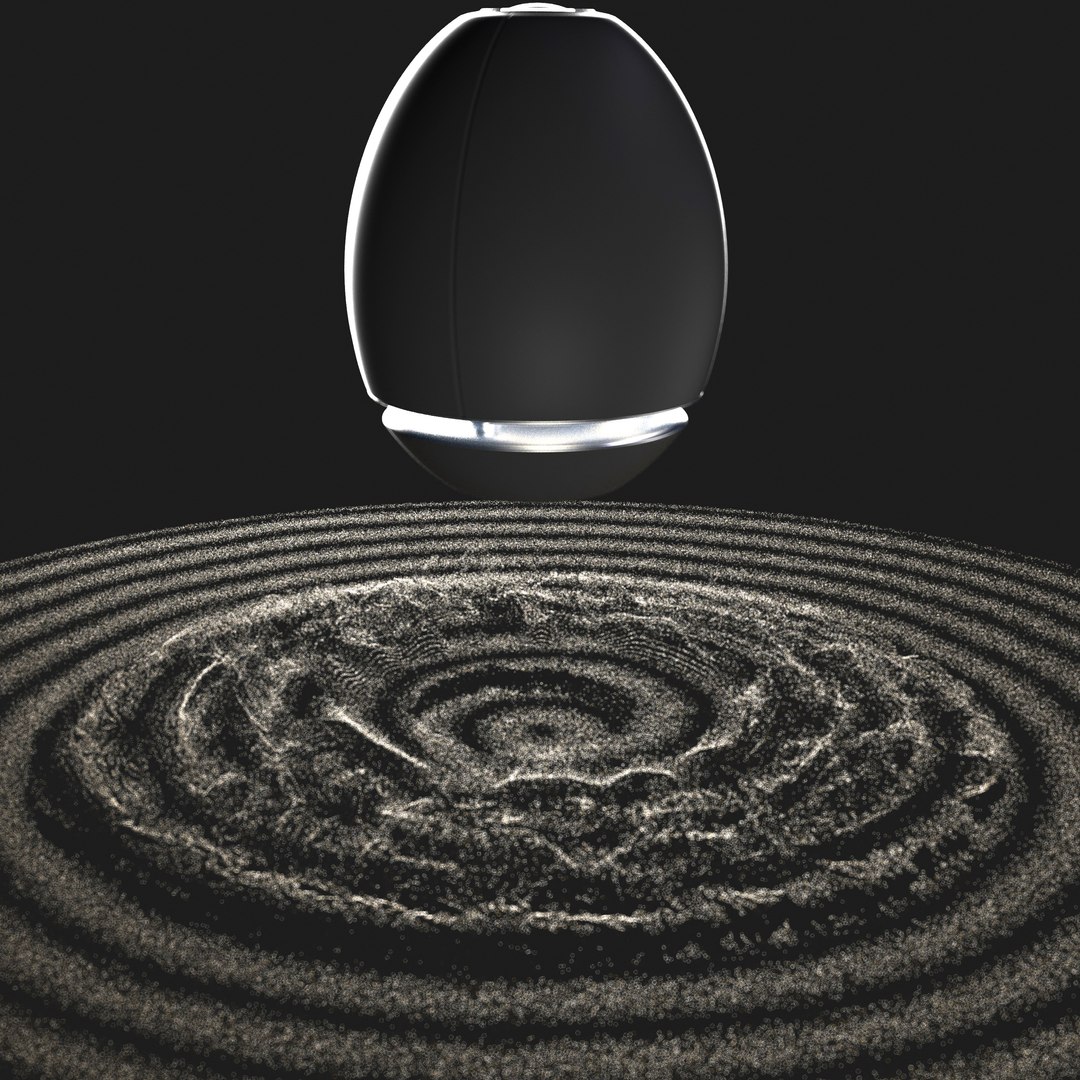 3D Sound Wave And Sand - Animated Model - TurboSquid 2102694