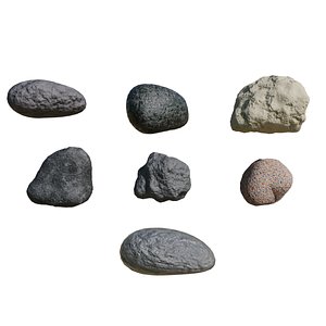 Realistic Rock Pack  Game Ready PBR Stones for Games  Environments 3D