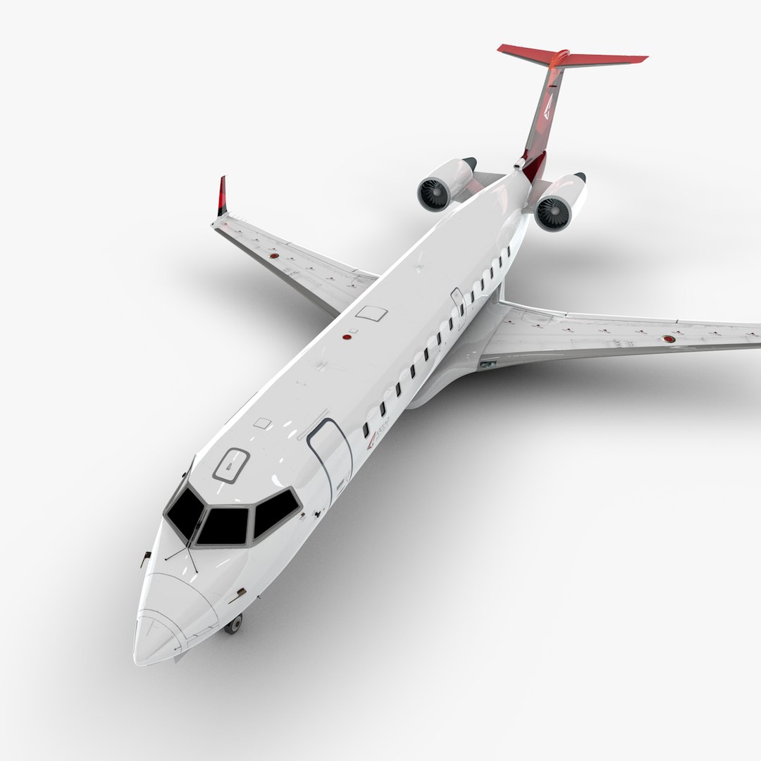 Air bombardier crj 200 3D model - TurboSquid 1621756