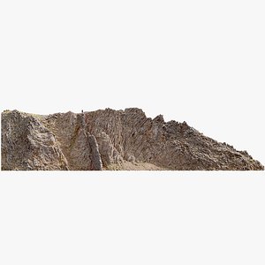 Basalt Mountain Slope - 3D PBR Model