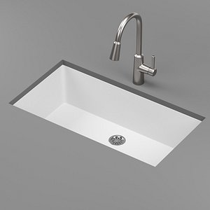3D MOEN kitchen sink GGB4010B model