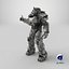 Fallout Combat Armor T 60 Pollice in su