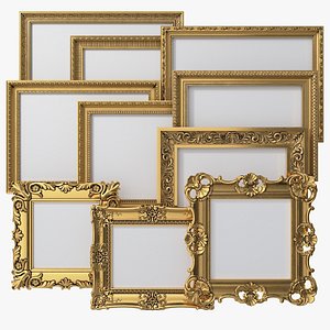 3D Picture Frame Collection PBR
