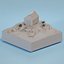 3D Island house on the beach model