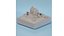3D Island house on the beach model