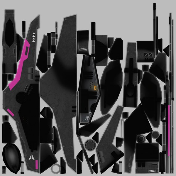modelo 3d nave espacial de baja poli - TurboSquid 2390604