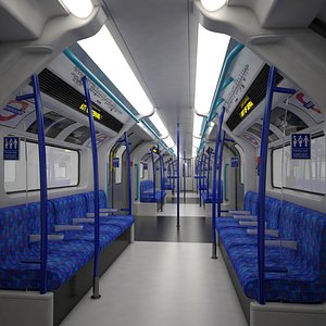 london metro train 3d ma