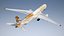 3D Airbus A350F Etihad Cargo model