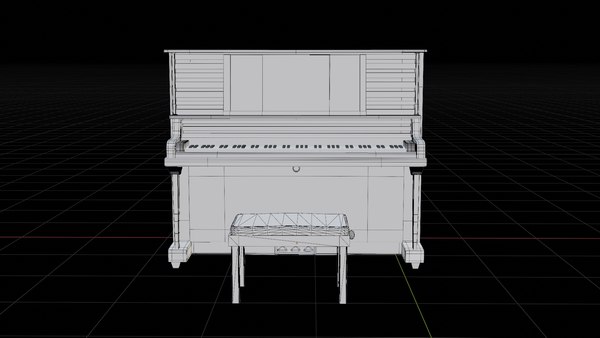 3D piano music instruments model - TurboSquid 1692384