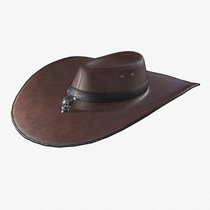 Cowboy Hat with Skull