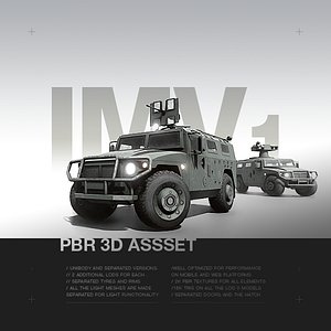 Military Vehicle (PBR, Game Ready)