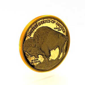 American Buffalo 10 quarter ounce proof coin 2008 model