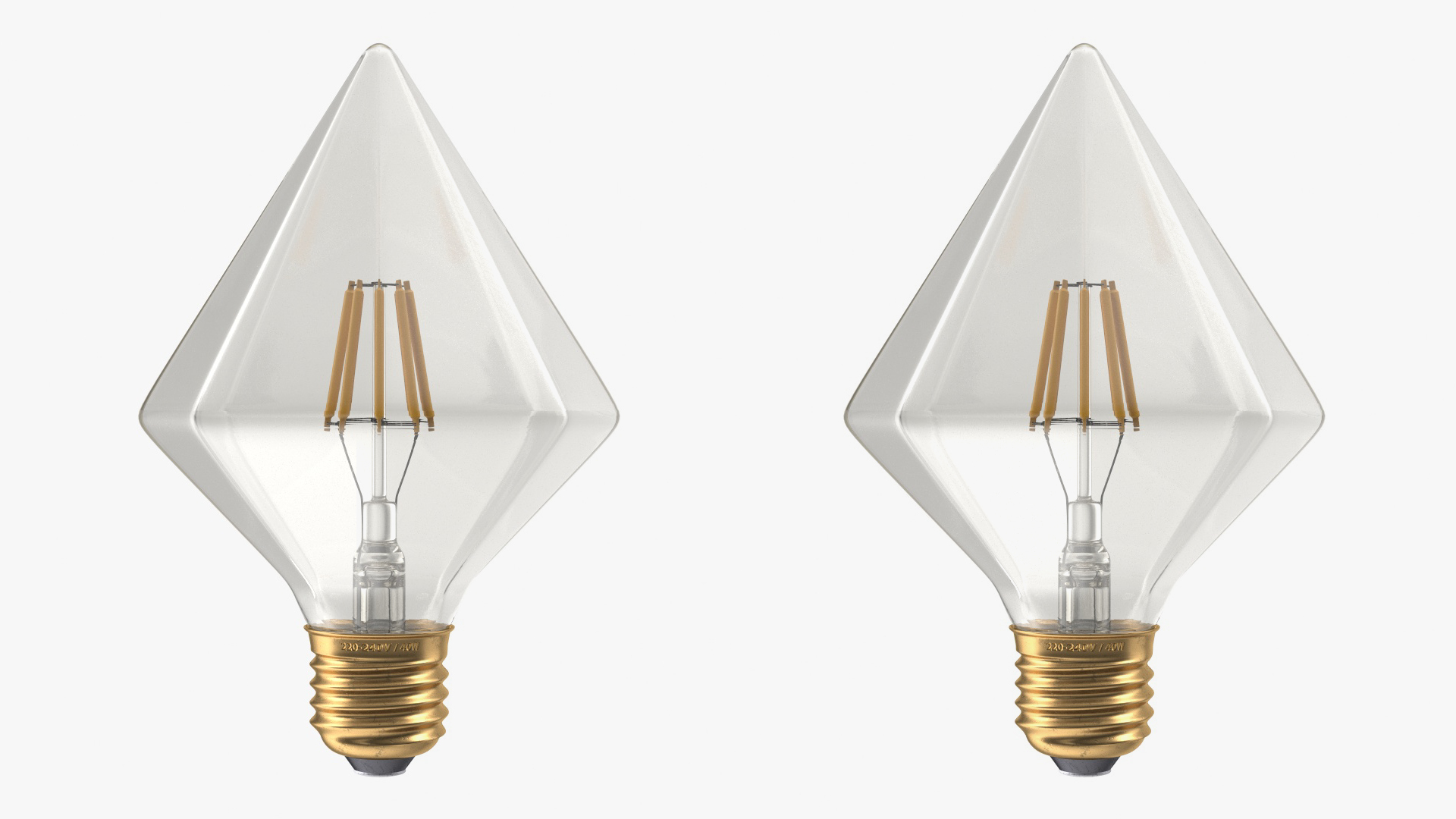 Diamond Shape Filament Led Light 3D Model - TurboSquid 1646963