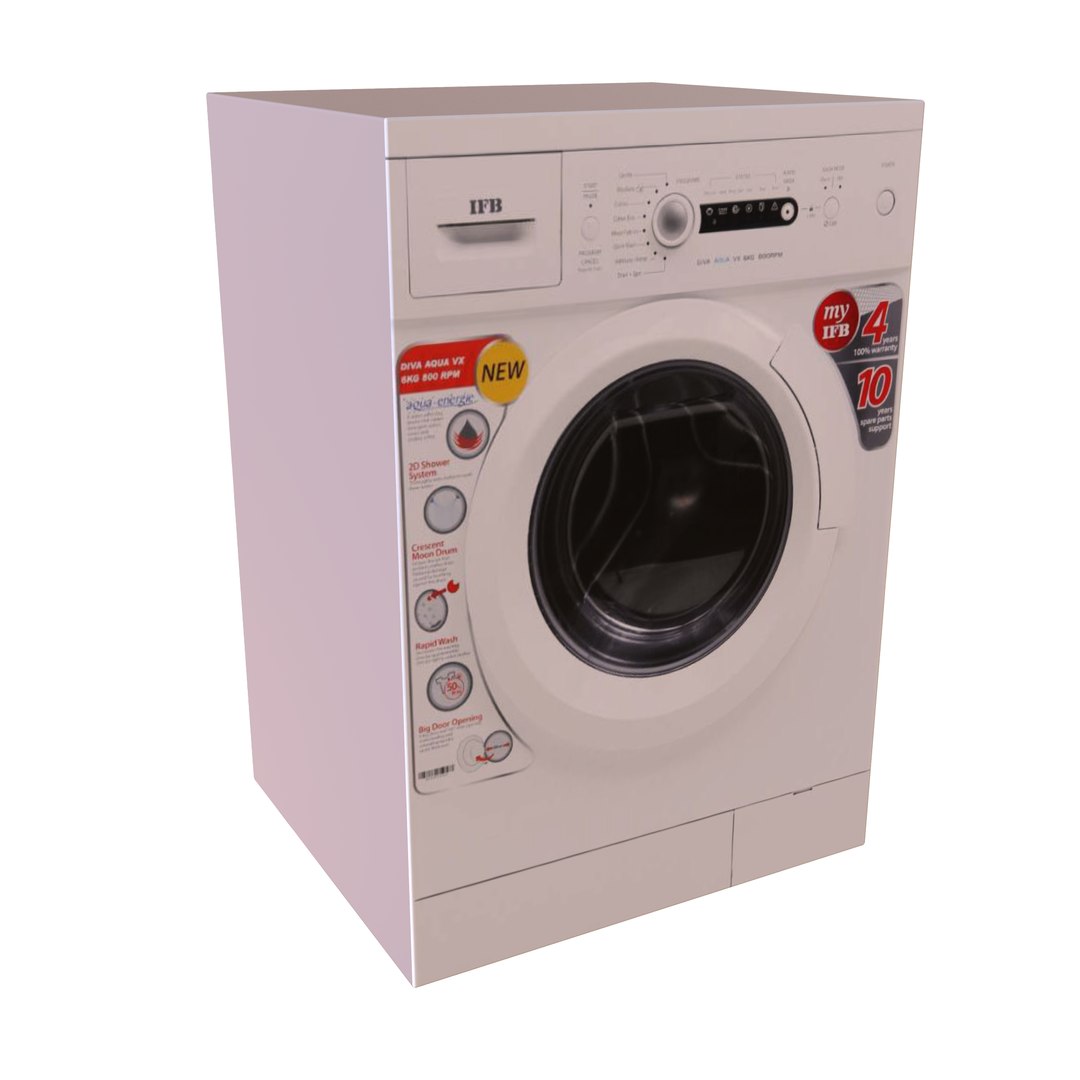 Washing Machine 05 model TurboSquid 2128776